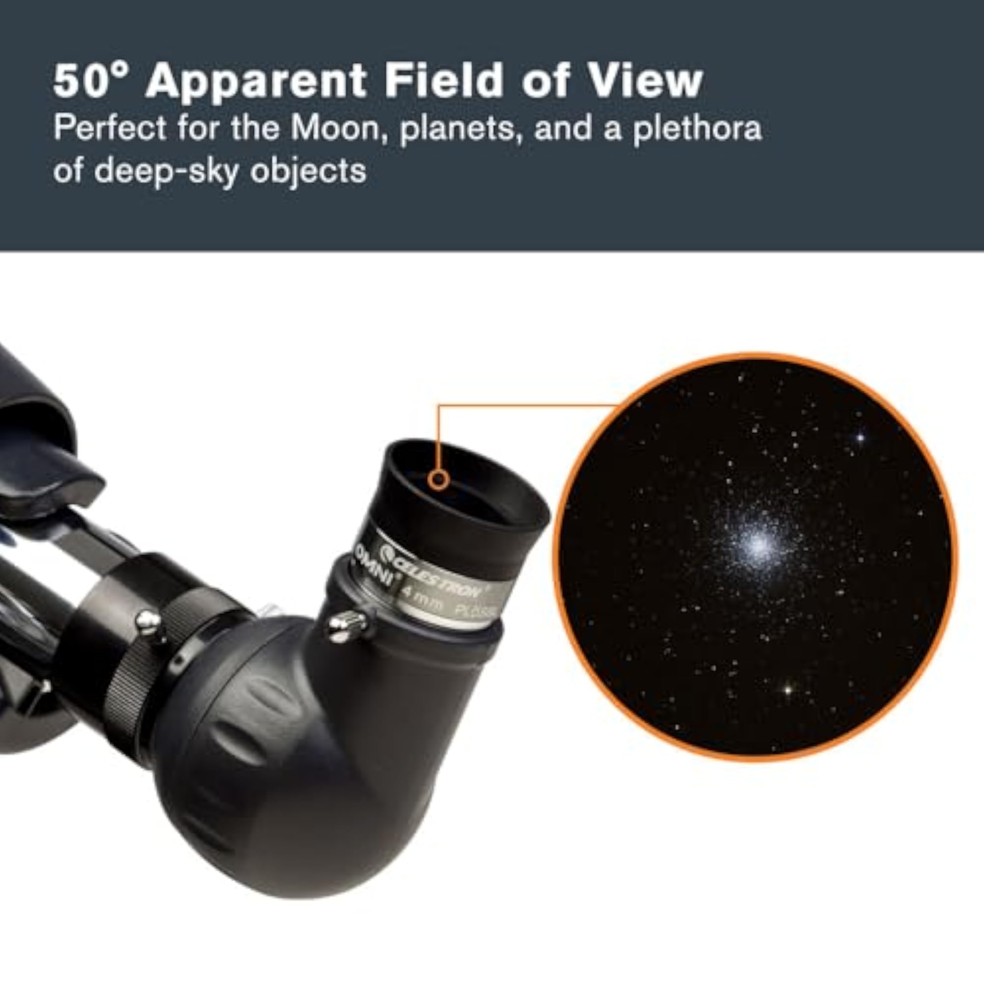 Omni Series 1-1/4 4MM Silver Eyepiece Lens